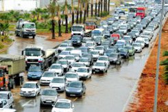 Problèmes de circulation dans la capitale après les dernières pluies,Le wali d’Alger minimise l’ampleur du blocage