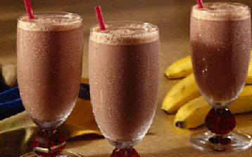 Smoothie au caramel et banane