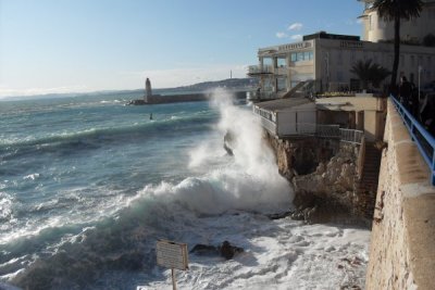 Une vingtaine d’habitations sous l’eau à Cap Djinet