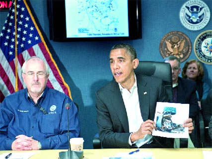 À trois jours de la présidentielle américaine ,Sandy sauvera-t-il Obama ?