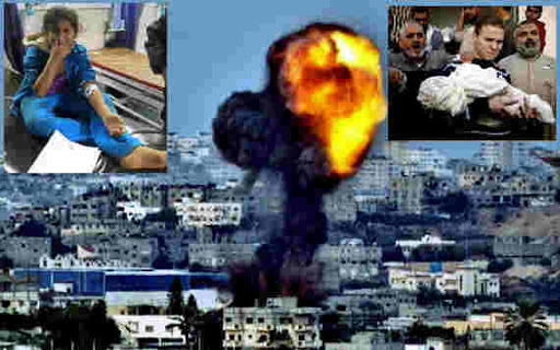 Des dizaines de tués, dont des enfants,Ghaza sous les bombes israéliennes