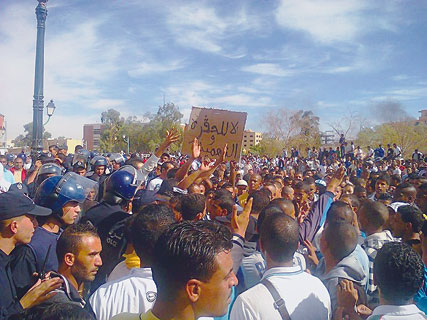 Des émeutes à Béchar