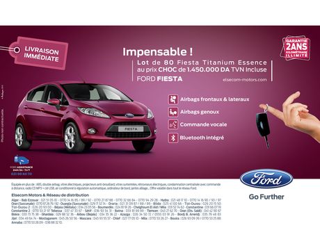 Elsecom – Ford :Promotion sur la Fiesta Titanium