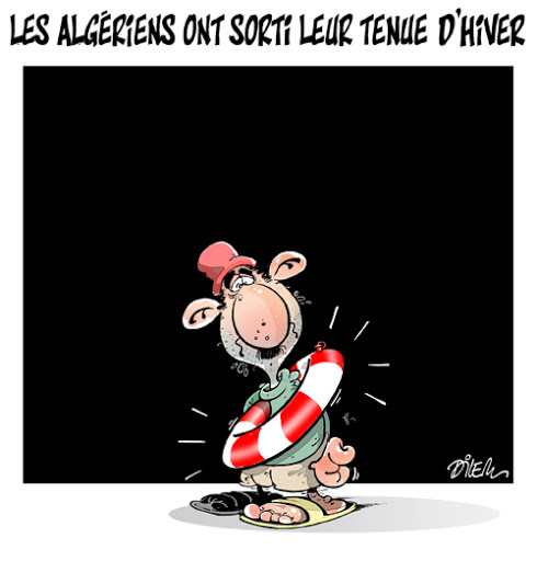 Les Algériens ont sorti leur tenue d&rsquo;hiver