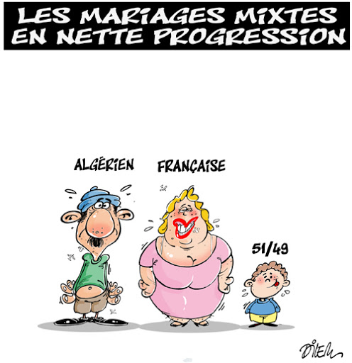 Les Mariages mixtes en nette progression