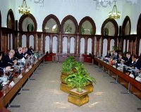 Medelci et son homologue italien coprésident une réunion élargie aux deux délégations