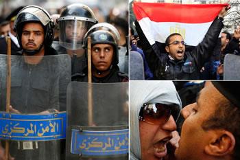 Des heurts ont eut lieu hier à Alexandrie en Egypte,Manifestations avant un référendum sous tension