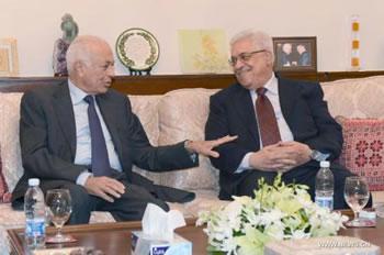 Il a promis le versement de 100 millions de dollars,Nabil al-Arabi en visite en Cisjordanie