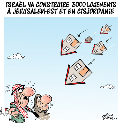 Israel va construire 3000 logements à Jérusalem-Est et en Cisjordanie