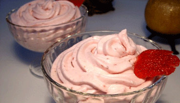 Mousse aux fraises