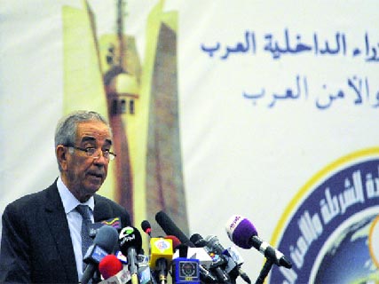 Ould Kablia au congrès de la police arabe,La sécurité des frontières, une priorité