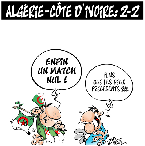 Algérie-Cote D&rsquo;Ivoire:2-2
