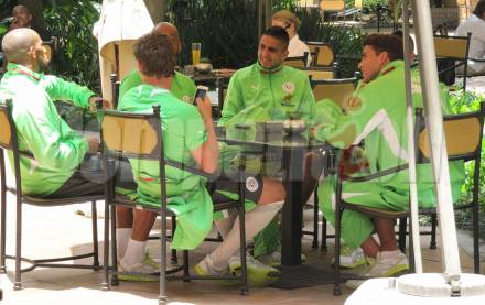 EN : Ambiance décontractée chez les Verts
