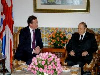 Le président Bouteflika s’entretient avec le Premier ministre britannique