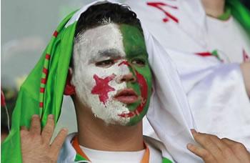 Les supporters Algériens, »Difficile à avaler »