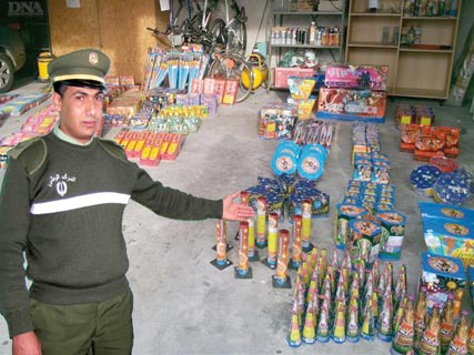 Plus de neuf millions de pétards importés