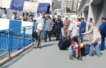 Port d’Alger : Délais de traitement du passage des voyageurs réduits