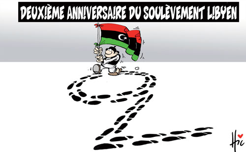 Deuxième anniversaire du soulèvement Libyen