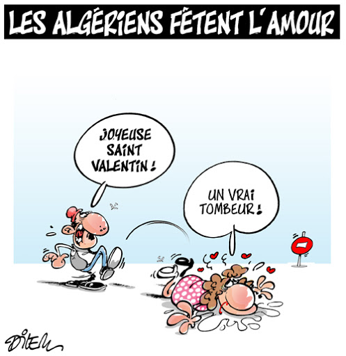 les algériens fêtent l’amour