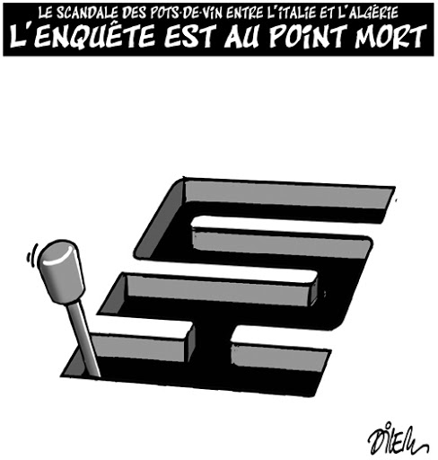 Les scandale des pots-de vin entre l’itali et l’Algérie, l’enquête est au point mort