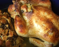 Poulet farci à l’algérienne