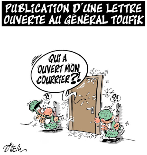 Publication d’une lettre ouverte au général Toufik