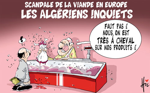 Scandale de la viande en Europe,les algériens inquiets