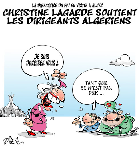 Christine Lagarde soutient les dirigeants algériens
