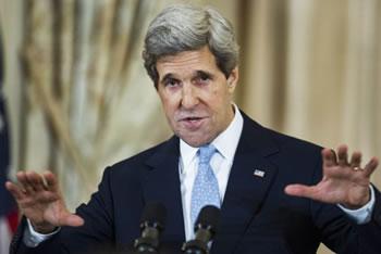 Le chef de la diplomatie américaine en Arabie Saoudite,Kerry met en garde l&rsquo;Iran