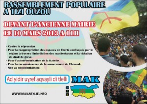 Le RCD dénonce les arrestations et les violences contre des membres du MAK