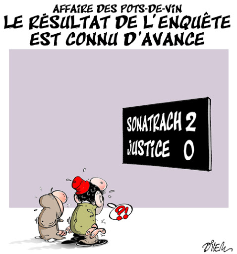 Affaire des Pots-de-Vin,le résultat de l’enquête est connu d&rsquo;avance