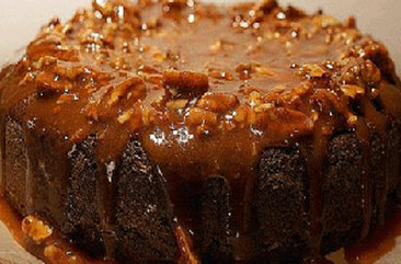 Gâteau choco-caramel
