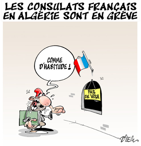 Les consulats français en Algérie sont en gréve