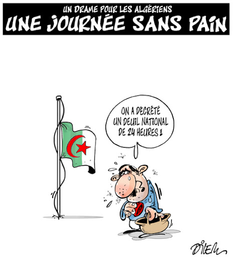 UN drame pour les algériens,une journée sans pain