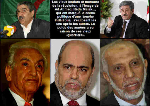 Aït Ahmed, Réda Malek, Belkhadem, Soltani, Sadi, Ouyahia… Le crépuscule des anciens leaders ?