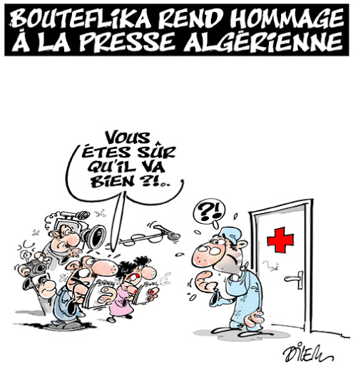 Bouteflika rend hommage à la presse algérienne