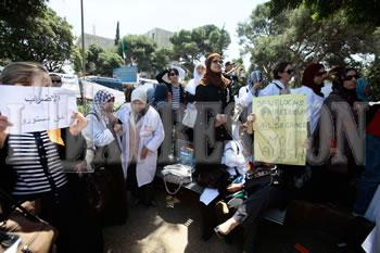 Elle ont battu le pavé,hier à Béjaia,Les blouses blanches ne décolèrent pas