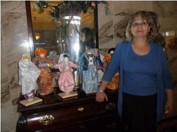 Hanifa Belkalem expose au Hilton,L&rsquo;art entre peinture et poupées