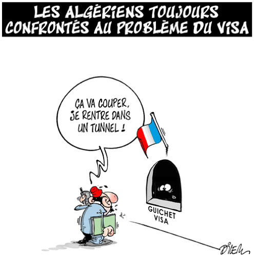 Les Algériens toujours confrontés au problème du visa