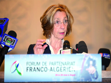 Nicole Bricq s&rsquo;adressant aux entreprises françaises : «L&rsquo;Algérie n&rsquo;est pas une terre de contentieux…»