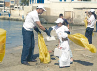 Opération «Eboueurs de la mer» ,1 757 tonnes de détritus ramassés