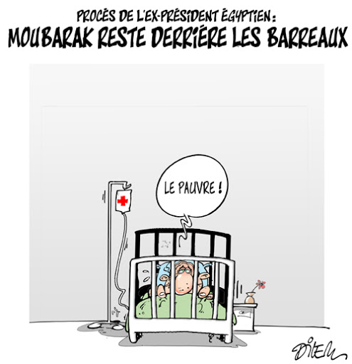 Procés de l’ex-président égyptien:Moubarak reste derrière les barreaux