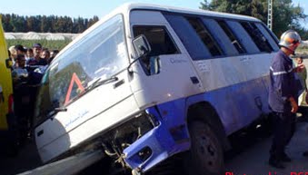 Constantine / un bus se renverse : 29 blessés