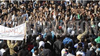 Ils réclament l&rsquo;application du plan Sellal,Les chômeurs du Sud en sit-in ouvert