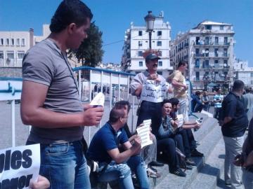 Jeunes du pré-emploi et du filet social,Un sit-in violemment empêché à Alger