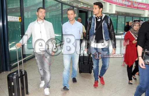 Le Buteur était à leur accueil hier : Cadamuro et Lacen sont arrivés ensemble de Barcelone