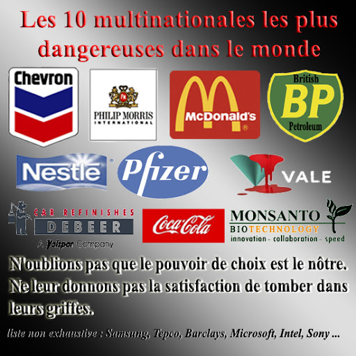 Les 10 multinationales les plus dangereuses du monde