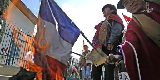 Bolivie : des manifestants s&rsquo;en prennent à l&rsquo;ambassade de France