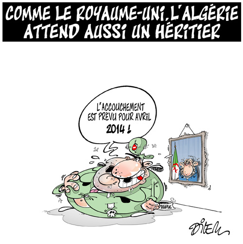 Comme le royaume- uni l&rsquo;algérie attend aussi un héritier