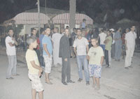 Ils passent le ramadan à la belle étoile, Veillée avec les sinistrés de Hammam Melouane